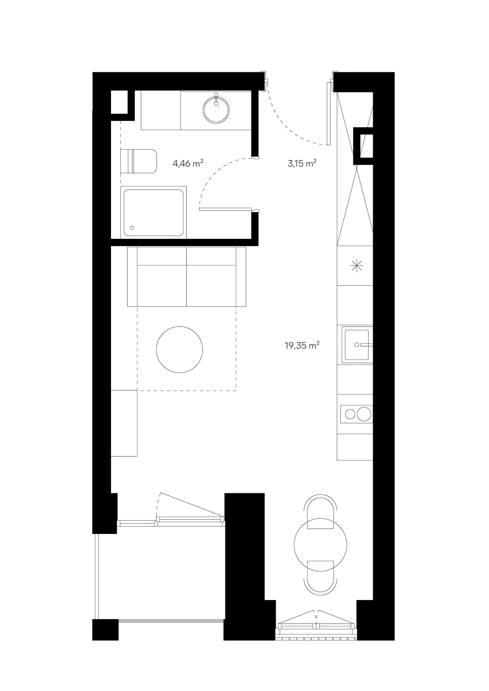 Buto D2-207 planas